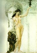 Gustav Klimt skulpturen oil
